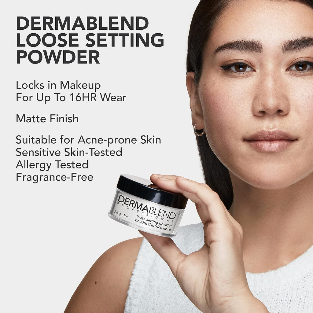 Dermablend Loose Setting Powder, Warm Saffron, 1 oz