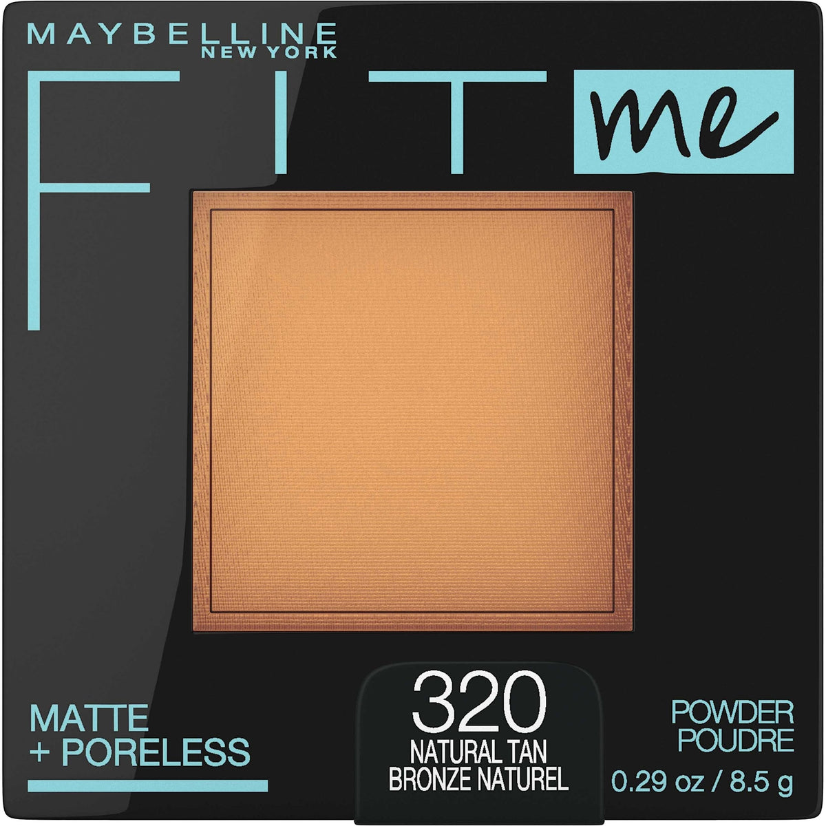 Maybelline Fit Me Matte + Poreless Pressed Face Powder Makeup & Setting Powder, Translucent, 1 Count