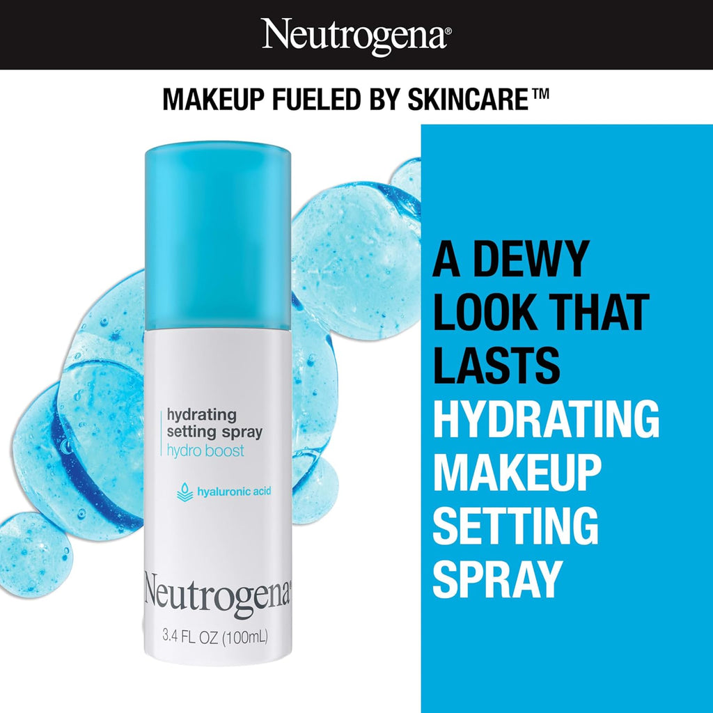 Neutrogena Hydro Boost Hydrating Makeup Setting Spray, 3.4 fl oz