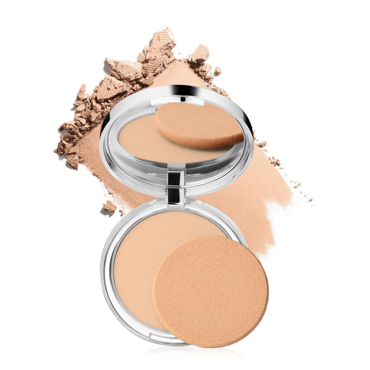 Clinique Superpowder Double Face Powder Foundation Makeup | 2-in-1 Powder + Foundation | Medium Coverage + Matte Finish, 0.35 oz