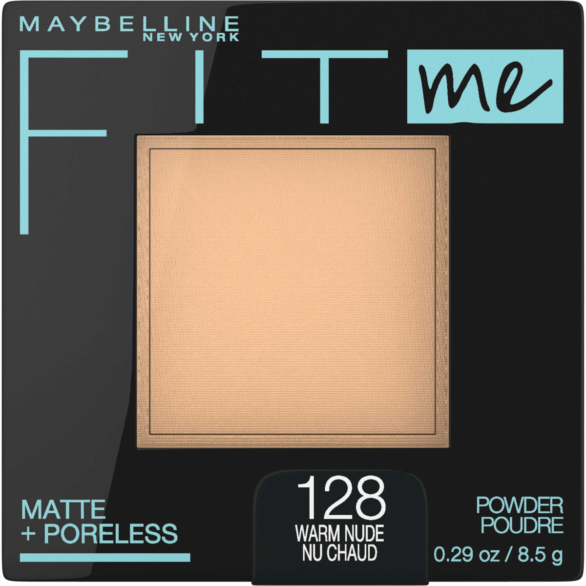 Maybelline Fit Me Matte + Poreless Pressed Face Powder Makeup & Setting Powder, Coconut, 1 Count