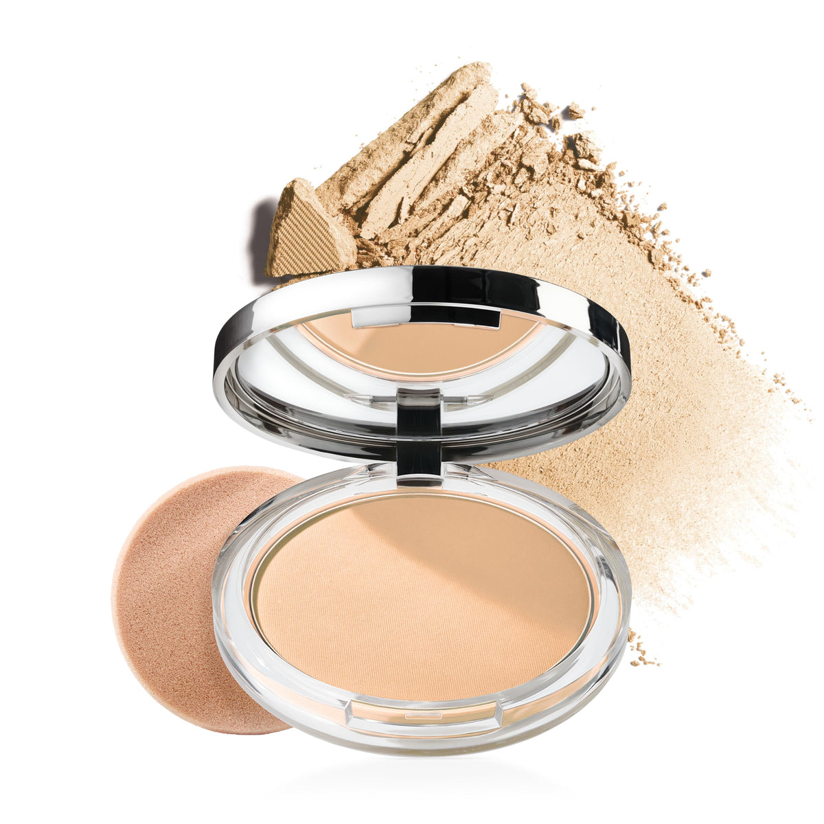 Clinique Stay-Matte Sheer Pressed Face Powder For Oily Skin Types | Sheer Coverage | Minimizes Shine | Makeup & Setting Powder