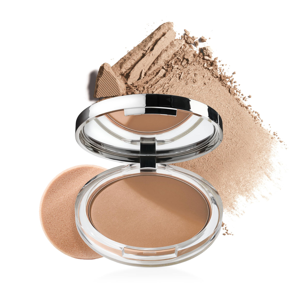Clinique Stay-Matte Sheer Pressed Face Powder For Oily Skin Types | Sheer Coverage | Minimizes Shine | Makeup & Setting Powder