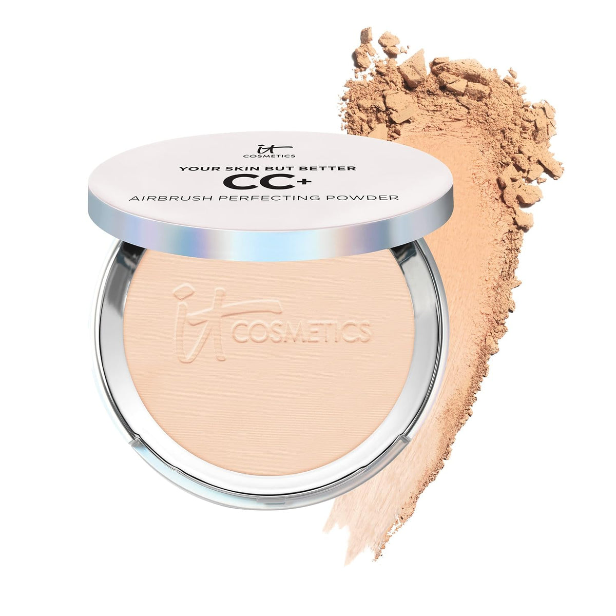 IT Cosmetics CC+ Airbrush Perfecting Powder Foundation + Setting Powder