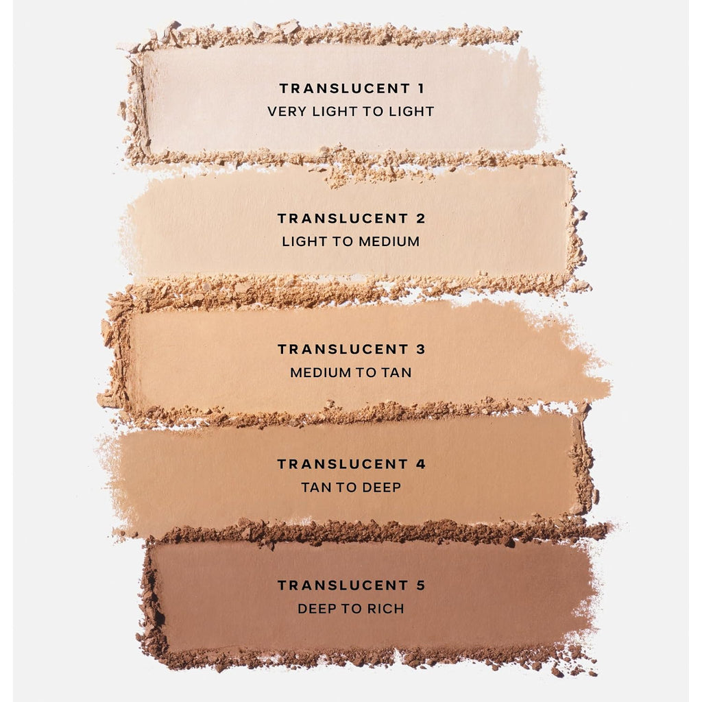 Saie Slip Tint Baked Setting Powder - Translucent Powder for Face Makeup with a Natural-Radiant Finish - Blurs, Brightens & Smooths Complexion - Translucent 2 - Light to Medium (0.24 oz)