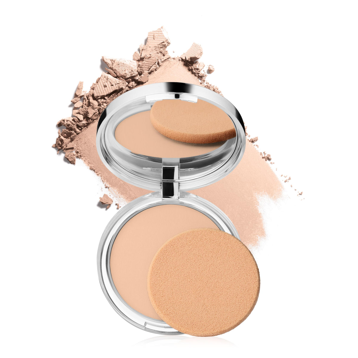 Clinique Superpowder Double Face Powder Foundation Makeup | 2-in-1 Powder + Foundation | Medium Coverage + Matte Finish, 0.35 oz