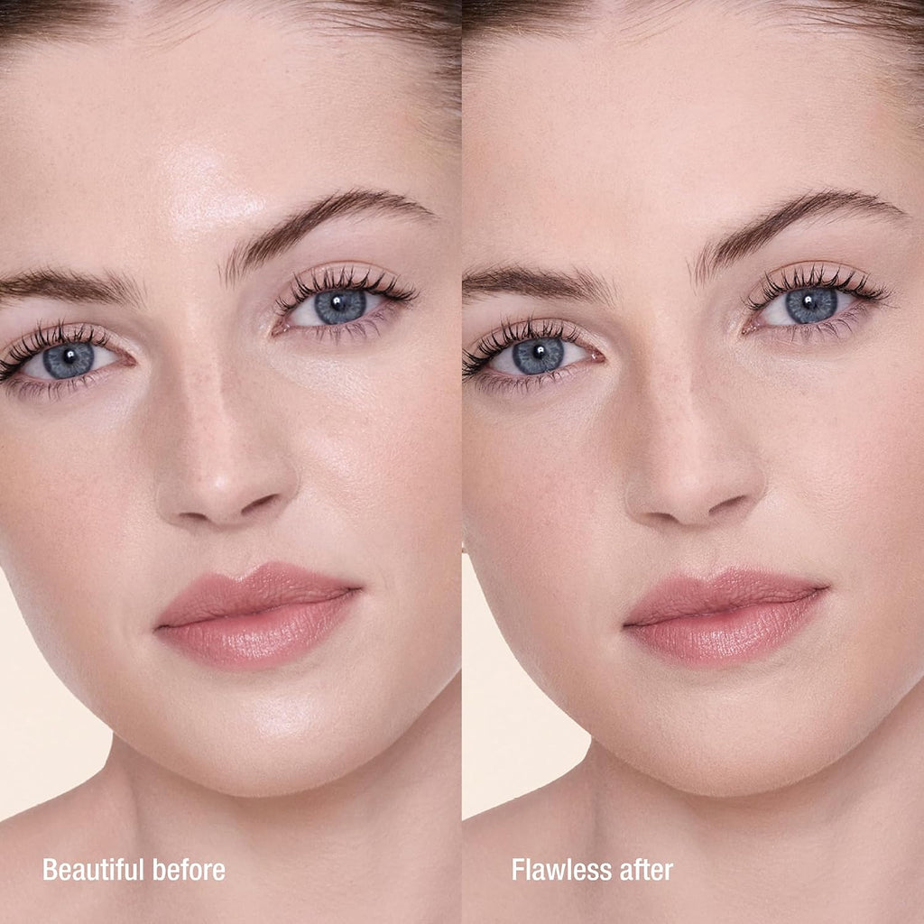 Charlotte Tilbury Airbrush Flawless Finish Setting Powder - Pore-Blurring Pressed Powder for Face Makeup to Minimize Shine with a Soft-Focus Finish