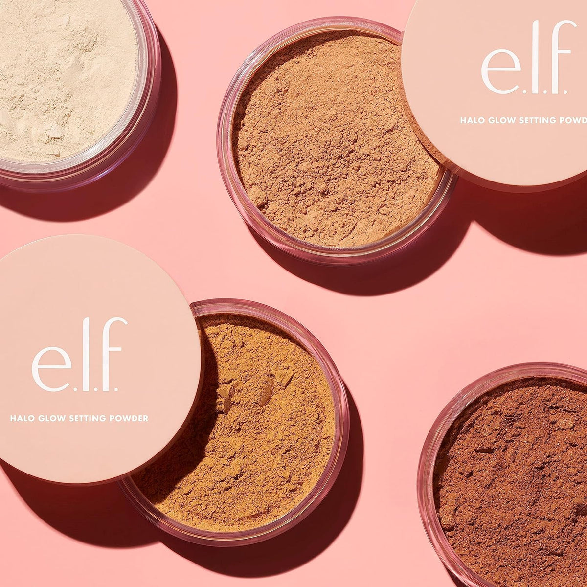 e.l.f. Halo Glow Soft Focus Setting Powder, Silky & Creates Soft Glow Without Shine, Smooths Pores & Lines, Vegan & Cruelty-Free, Medium