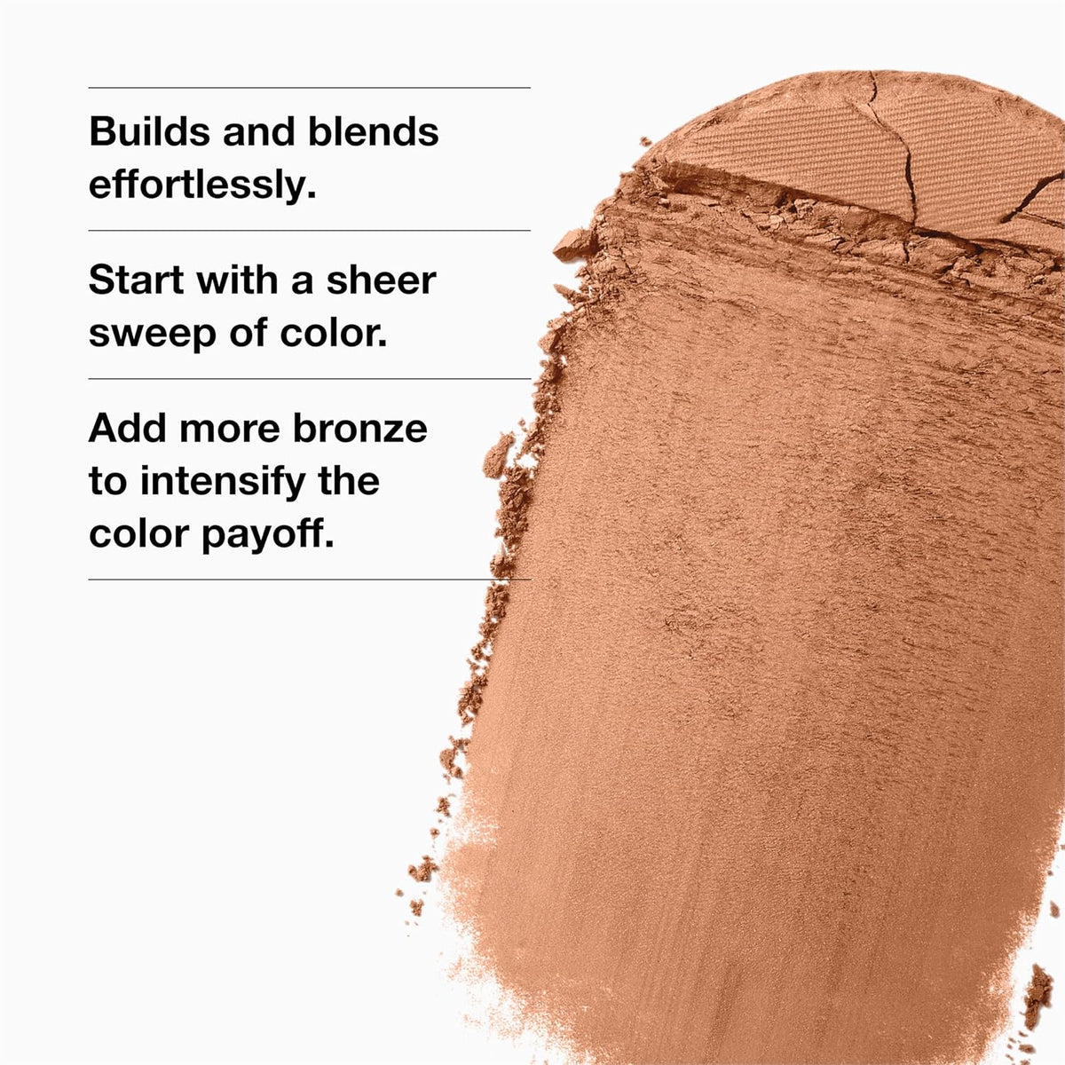 Clinique True Bronze Blendable Pressed Powder Bronzer | Sun-Kissed Glow + Natural Finish