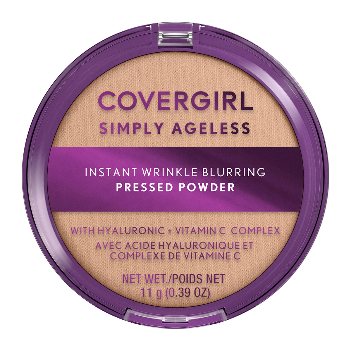 Covergirl Simply Ageless Instant Wrinkle Blurring Pressed Powder, Fair Ivory, 0.39 Ounce