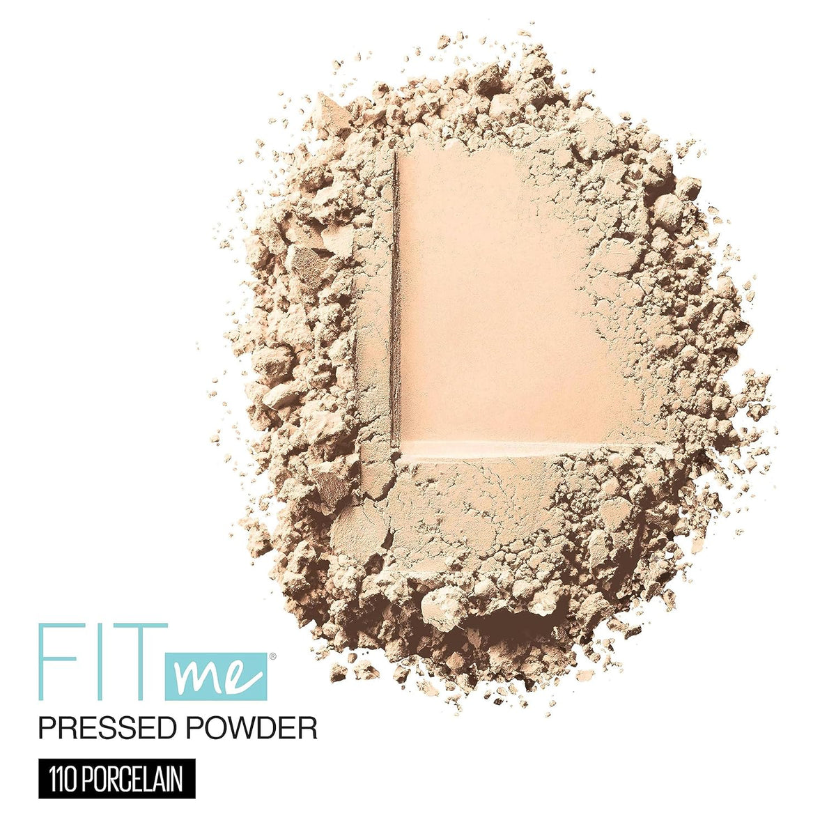 Maybelline Fit Me Matte + Poreless Pressed Face Powder Makeup & Setting Powder, Porcelain, 1 Count