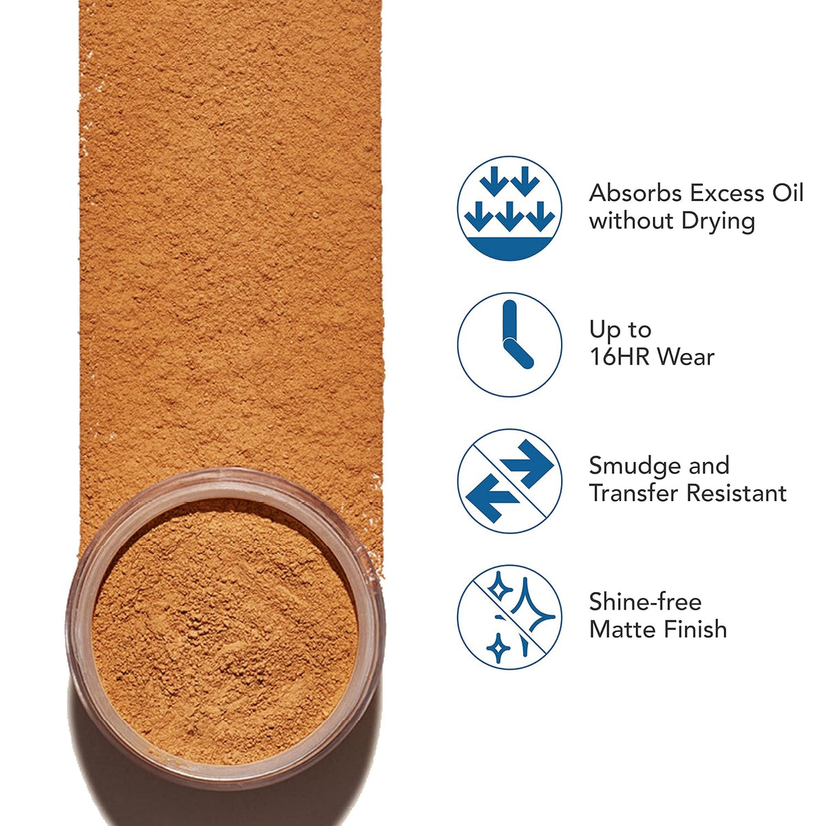 Dermablend Loose Setting Powder, Warm Saffron, 1 oz