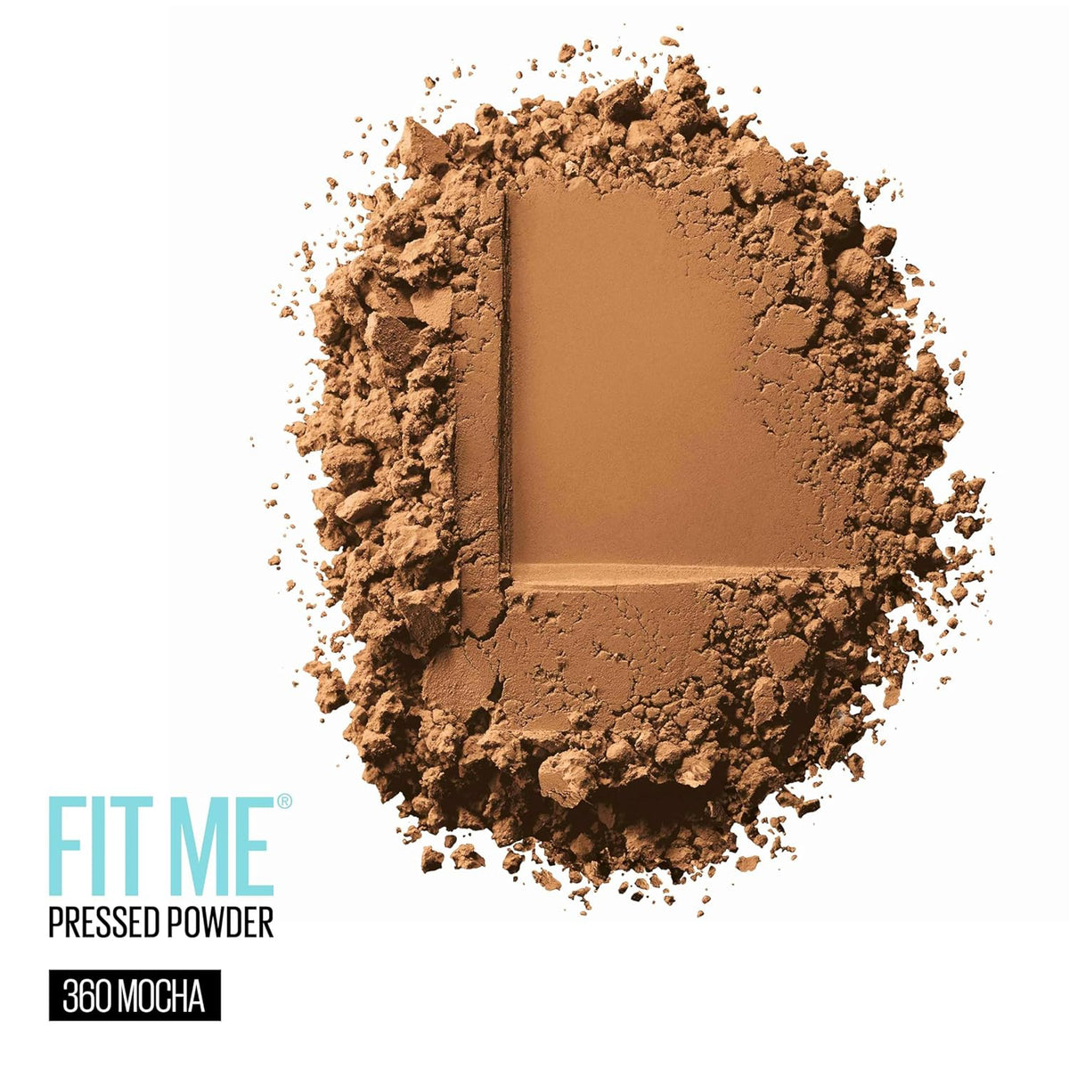 Maybelline Fit Me Matte + Poreless Pressed Face Powder Makeup & Setting Powder, Mocha, 1 Count